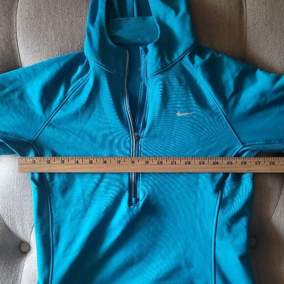 Nike Women's Element Thermal Dri-Fit Running Hoodie Teal Womens Small - Picture 12 of 14